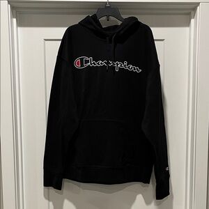 Champion Black Athletic Hoodie